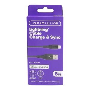 Infinitive Lightning Cable 6FT for Apple Devices